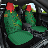 Football Burkina Faso Car Seat Cover Rising Star And Horse Sport Style - Wonder Print Shop