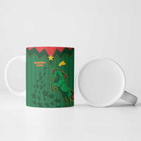 Custom Football Burkina Faso Ceramic Mug Rising Star And Horse Sport Style - Wonder Print Shop