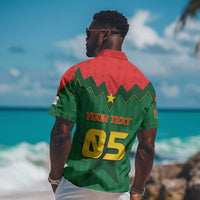 Custom Football Burkina Faso Hawaiian Shirt Rising Star And Horse Sport Style - Wonder Print Shop