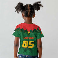 Custom Football Burkina Faso Kid T shirt Rising Star And Horse Sport Style - Wonder Print Shop