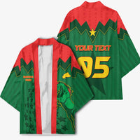 Custom Football Burkina Faso Kimono Rising Star And Horse Sport Style - Wonder Print Shop