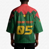 Custom Football Burkina Faso Kimono Rising Star And Horse Sport Style - Wonder Print Shop