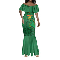 Custom Football Burkina Faso Mermaid Dress Rising Star And Horse Sport Style - Wonder Print Shop