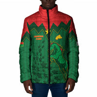 Custom Football Burkina Faso Padded Jacket Rising Star And Horse Sport Style - Wonder Print Shop