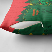 Football Burkina Faso Pillow Cover Rising Star And Horse Sport Style - Wonder Print Shop