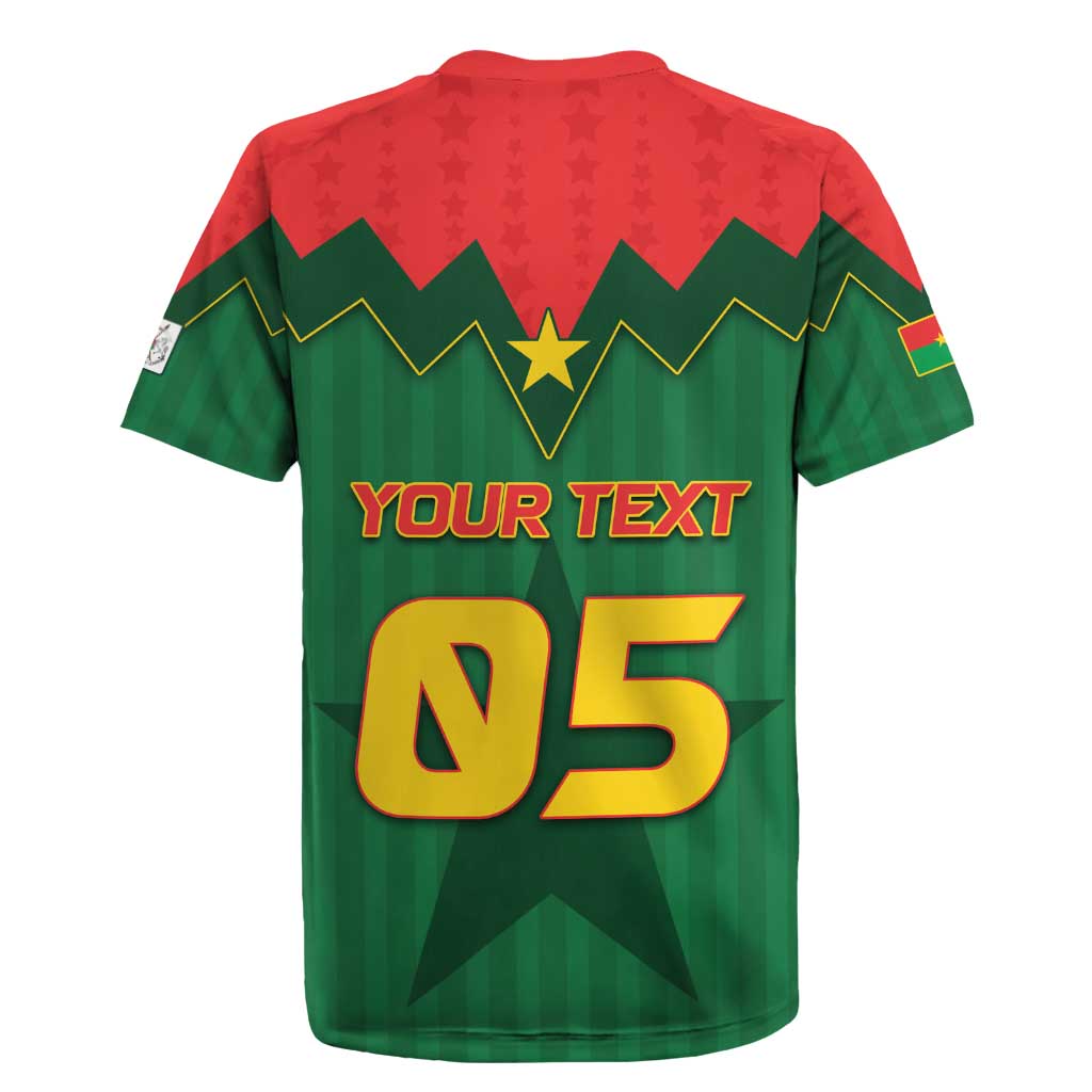Custom Football Burkina Faso Rugby Jersey Rising Star And Horse Sport Style - Wonder Print Shop