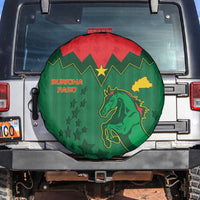 Football Burkina Faso Spare Tire Cover Rising Star And Horse Sport Style - Wonder Print Shop