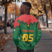 Custom Football Burkina Faso Sweatshirt Rising Star And Horse Sport Style - Wonder Print Shop