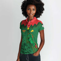 Custom Football Burkina Faso Women Polo Shirt Rising Star And Horse Sport Style - Wonder Print Shop
