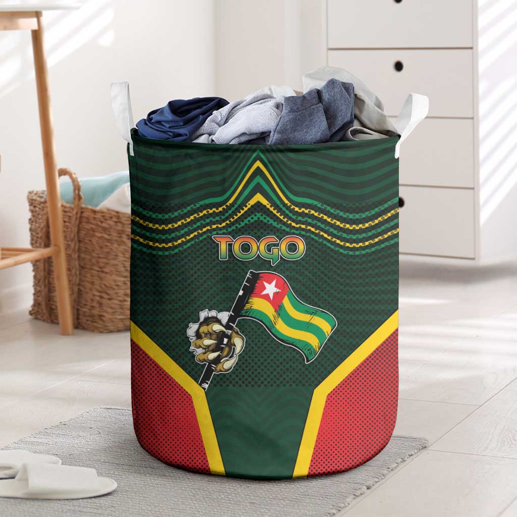 Togo Laundry Basket Lion Claw Flag Sport Style - Wonder Print Shop
