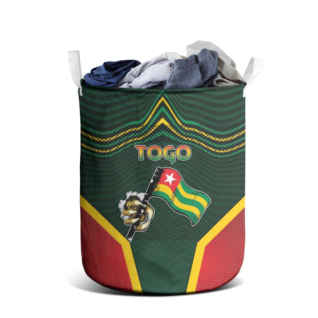 Togo Laundry Basket Lion Claw Flag Sport Style - Wonder Print Shop