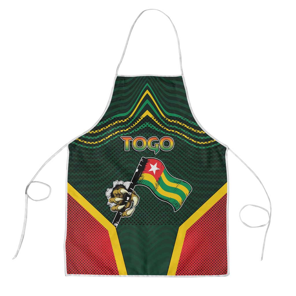 Togo Apron Lion Claw Flag Sport Style - Wonder Print Shop
