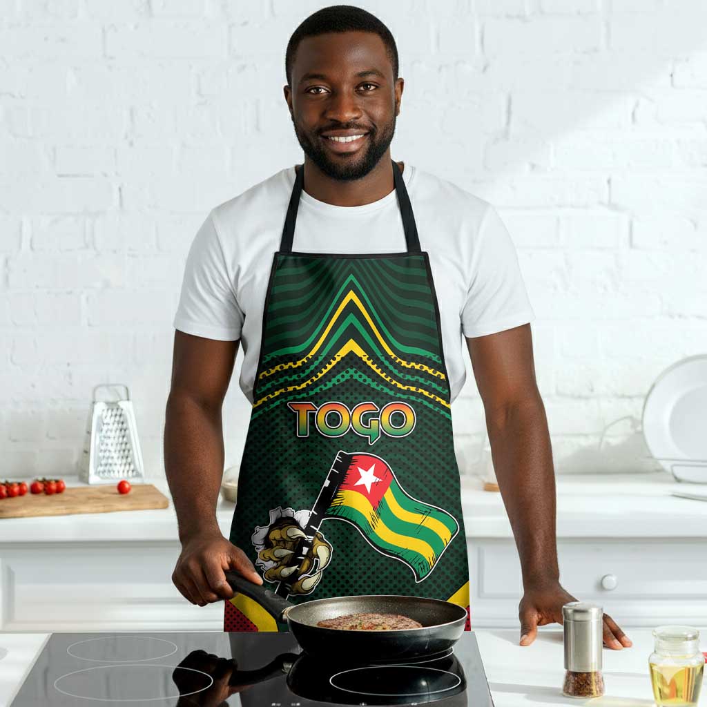 Togo Apron Lion Claw Flag Sport Style - Wonder Print Shop