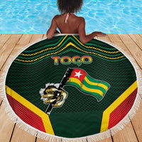 Togo Beach Blanket Lion Claw Flag Sport Style - Wonder Print Shop
