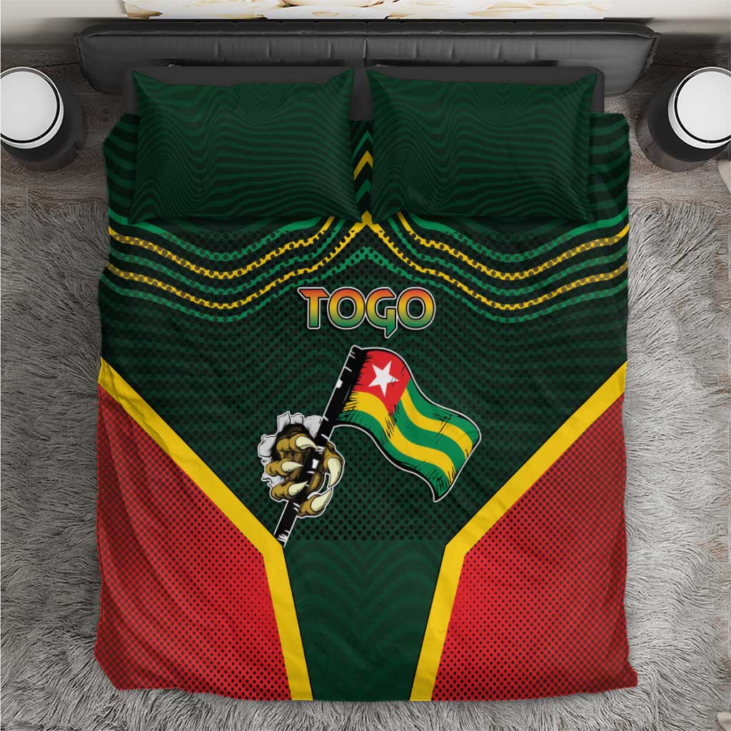 Togo Bedding Set Lion Claw Flag Sport Style - Wonder Print Shop