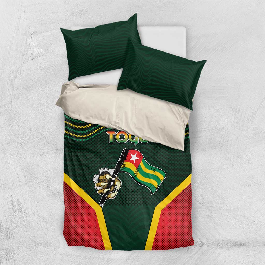 Togo Bedding Set Lion Claw Flag Sport Style - Wonder Print Shop
