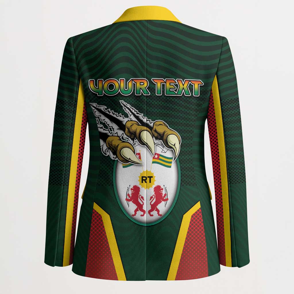 Personalized Togo Blazer Lion Claw Flag Sport Style - Wonder Print Shop