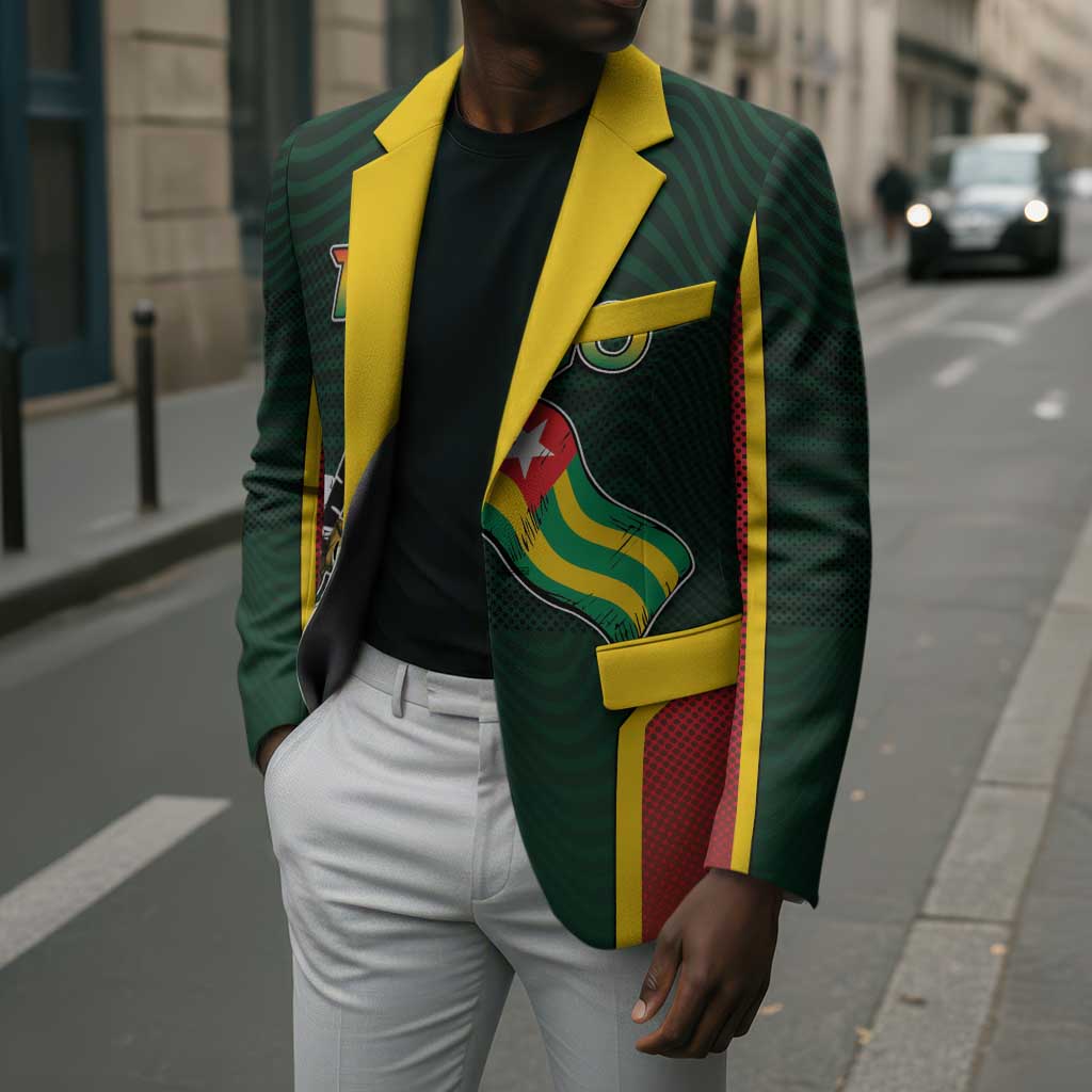 Personalized Togo Blazer Lion Claw Flag Sport Style - Wonder Print Shop