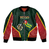 Personalized Togo Bomber Jacket Lion Claw Flag Sport Style - Wonder Print Shop