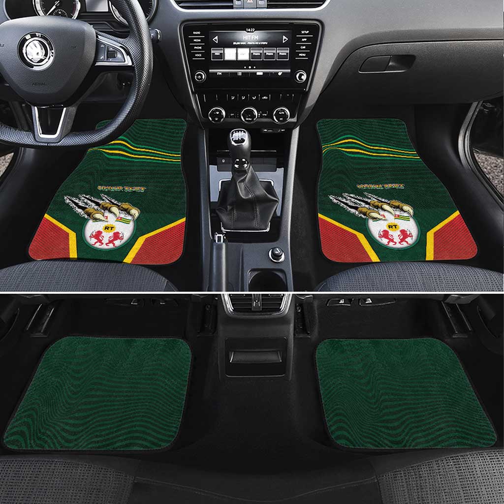 Personalized Togo Car Mats Lion Claw Flag Sport Style - Wonder Print Shop