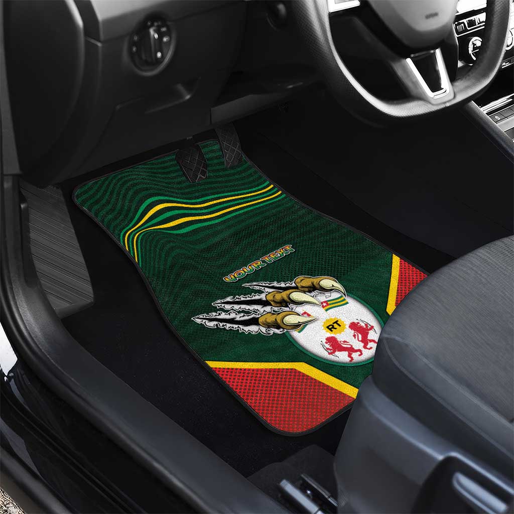 Personalized Togo Car Mats Lion Claw Flag Sport Style - Wonder Print Shop
