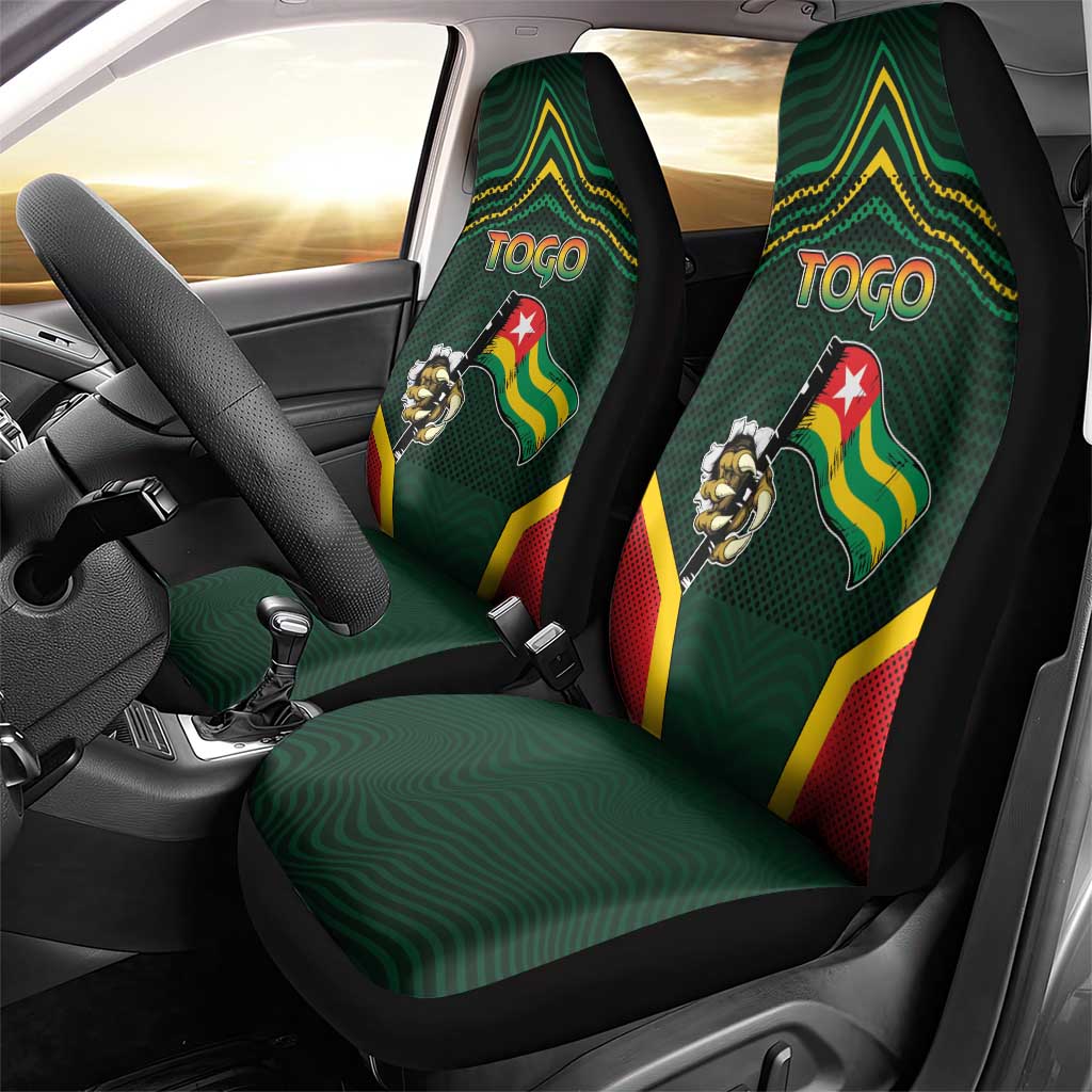 Togo Car Seat Cover Lion Claw Flag Sport Style - Wonder Print Shop