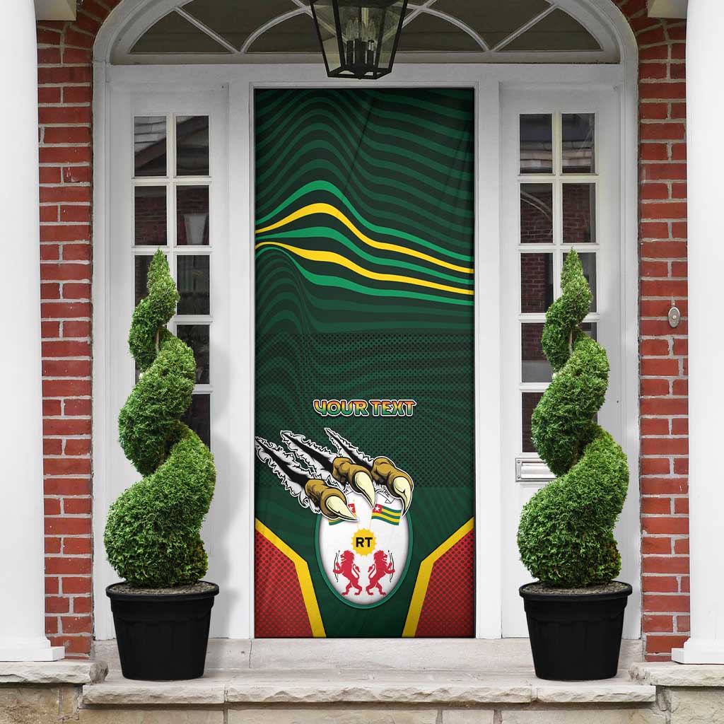 Personalized Togo Door Cover Lion Claw Flag Sport Style - Wonder Print Shop