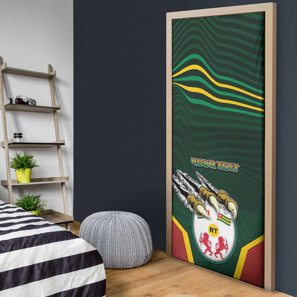 Personalized Togo Door Cover Lion Claw Flag Sport Style - Wonder Print Shop