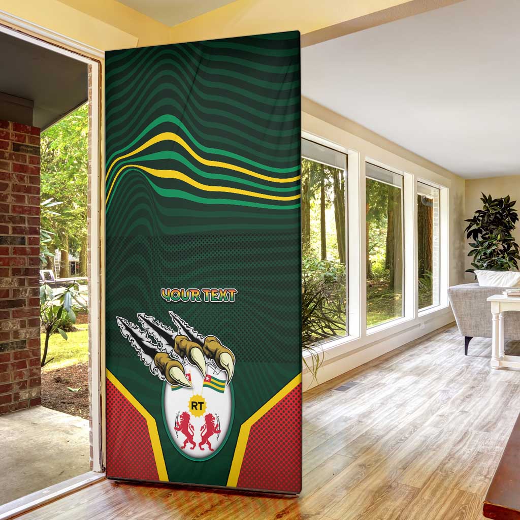 Personalized Togo Door Cover Lion Claw Flag Sport Style - Wonder Print Shop