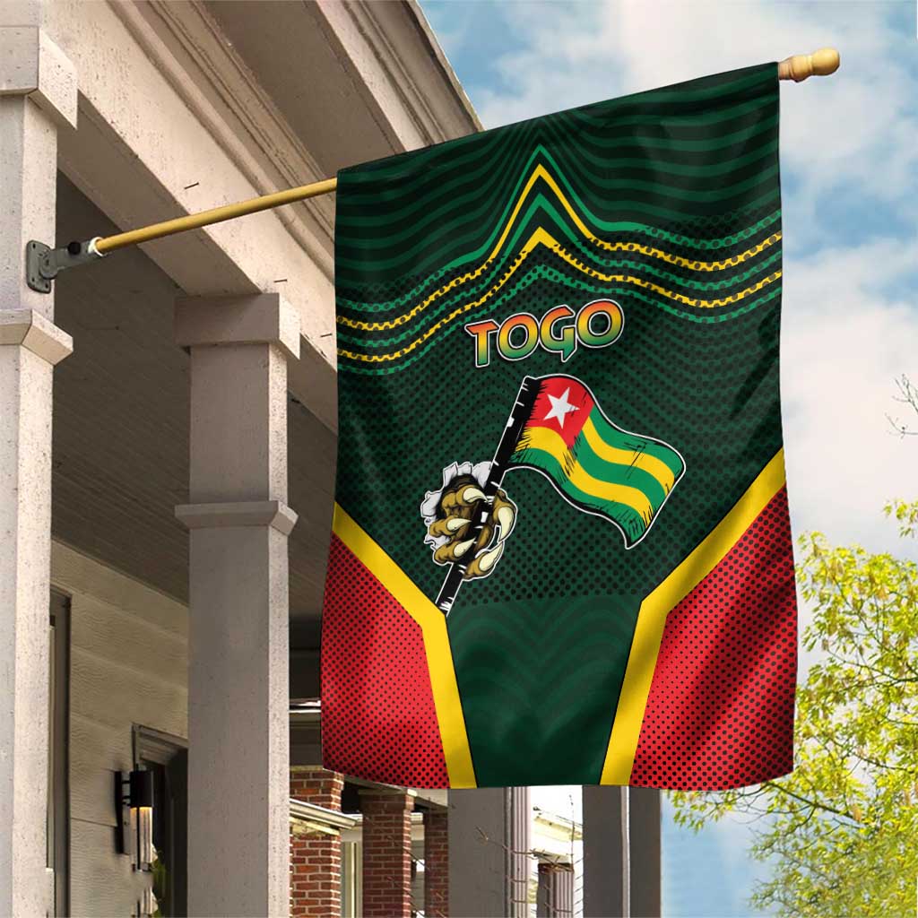 Togo Garden Flag Lion Claw Flag Sport Style - Wonder Print Shop
