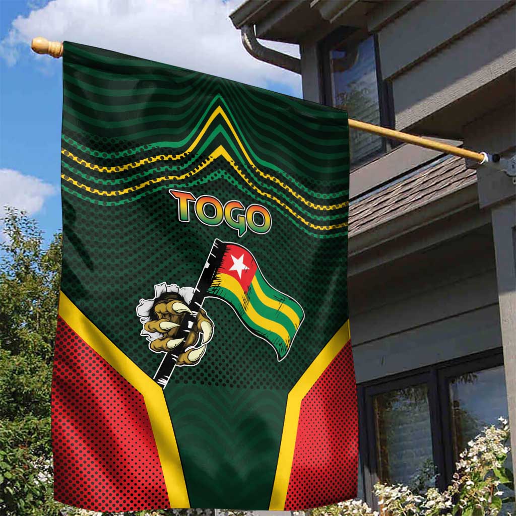 Togo Garden Flag Lion Claw Flag Sport Style - Wonder Print Shop