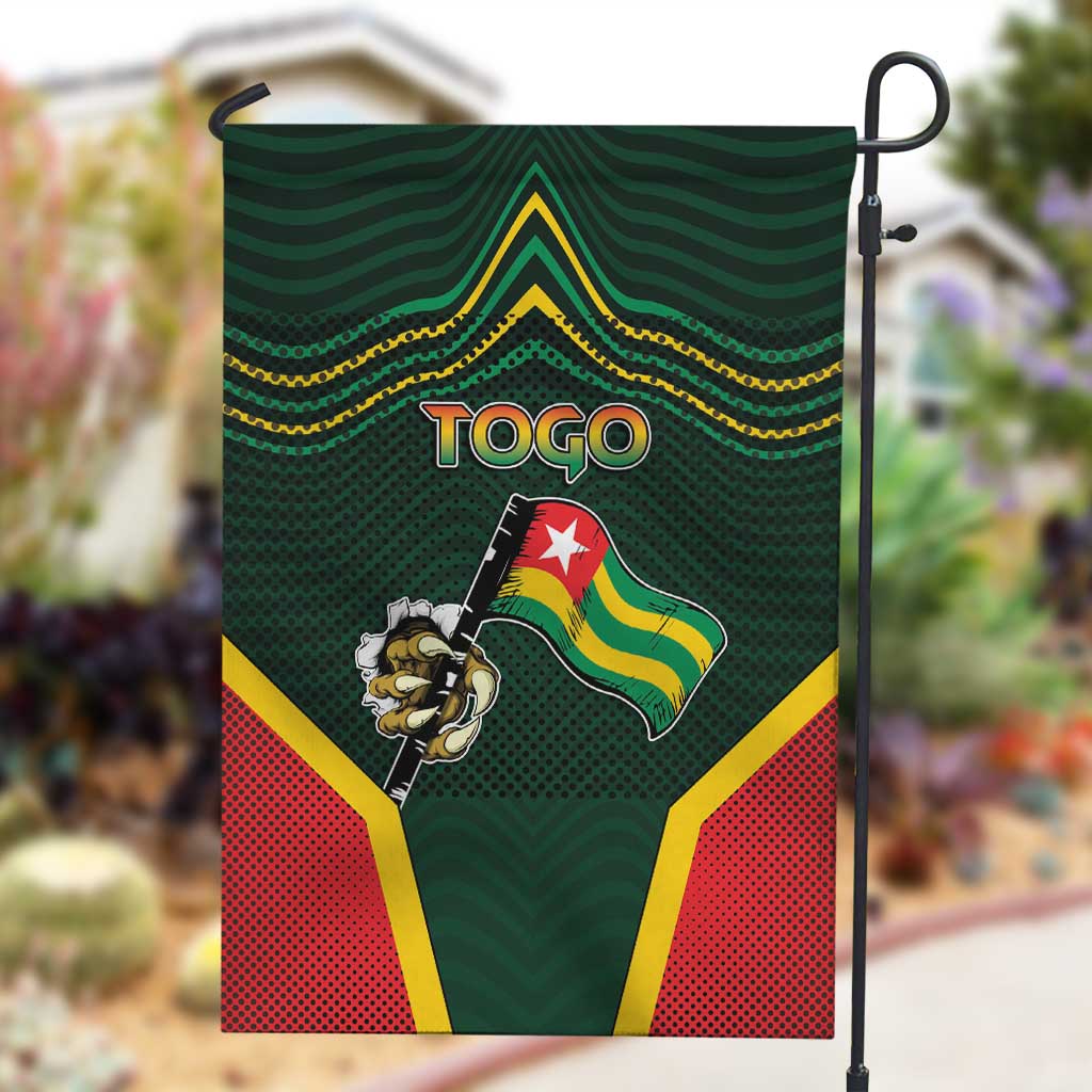 Togo Garden Flag Lion Claw Flag Sport Style - Wonder Print Shop