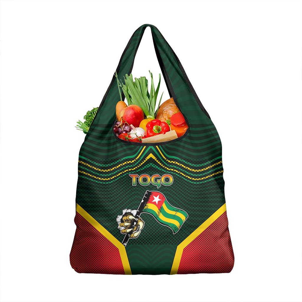 Togo Grocery Bag Lion Claw Flag Sport Style - Wonder Print Shop