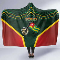 Togo Hooded Blanket Lion Claw Flag Sport Style - Wonder Print Shop