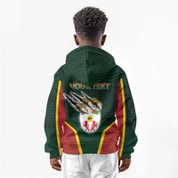 Personalized Togo Kid Hoodie Lion Claw Flag Sport Style - Wonder Print Shop