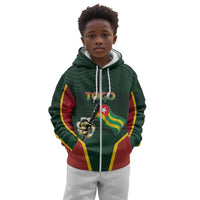 Personalized Togo Kid Hoodie Lion Claw Flag Sport Style - Wonder Print Shop