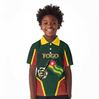 Personalized Togo Kid Polo Shirt Lion Claw Flag Sport Style - Wonder Print Shop