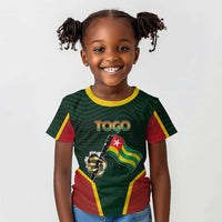 Personalized Togo Kid T shirt Lion Claw Flag Sport Style - Wonder Print Shop