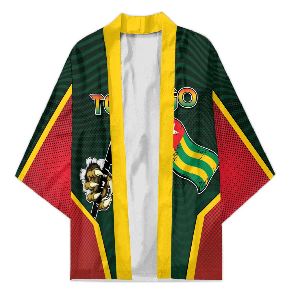 Personalized Togo Kimono Lion Claw Flag Sport Style - Wonder Print Shop