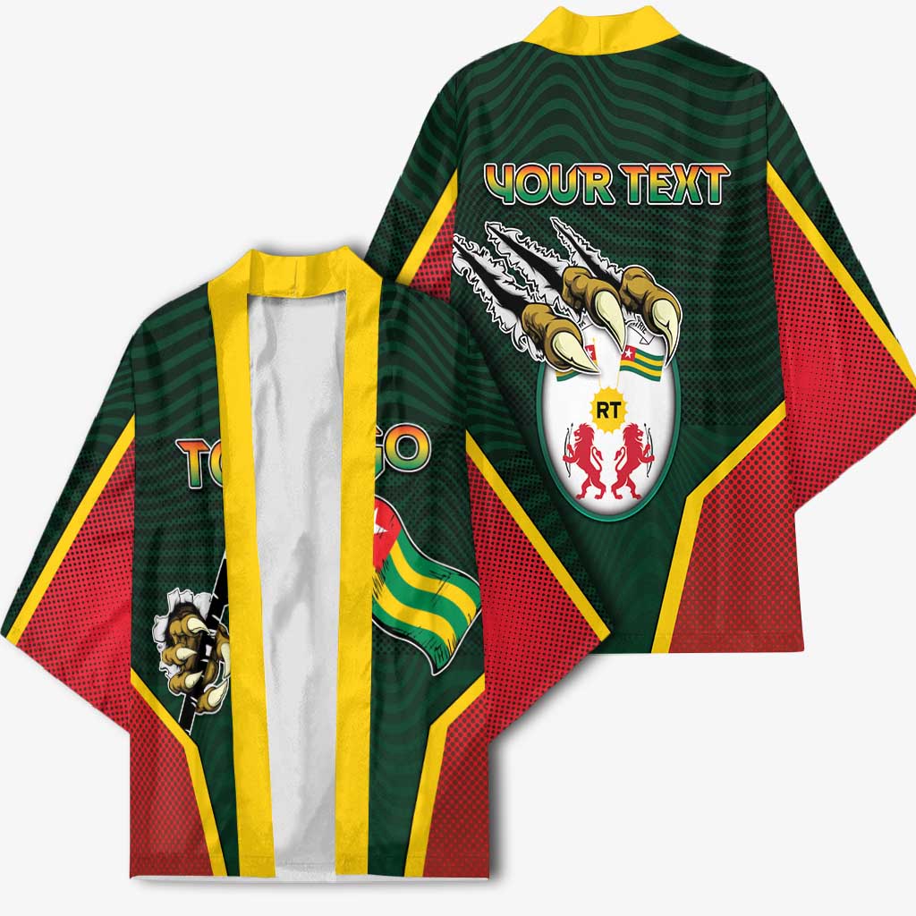 Personalized Togo Kimono Lion Claw Flag Sport Style - Wonder Print Shop