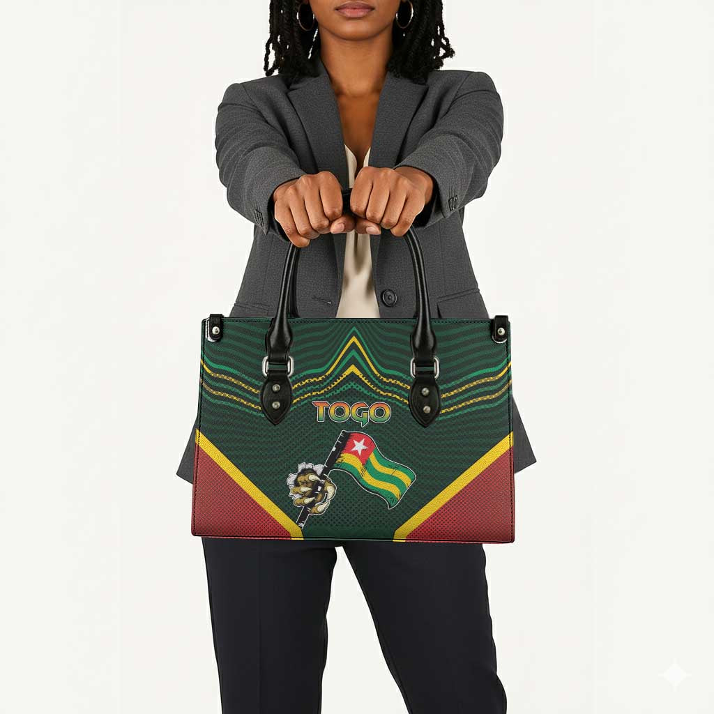 Togo Leather Bag Lion Claw Flag Sport Style - Wonder Print Shop