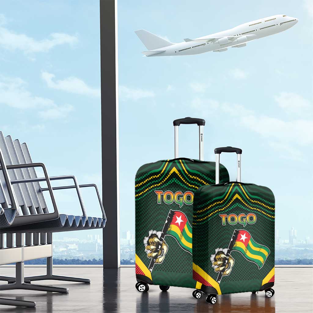 Togo Luggage Cover Lion Claw Flag Sport Style - Wonder Print Shop