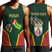 Personalized Togo Men Tank Top Lion Claw Flag Sport Style - Wonder Print Shop