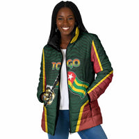 Personalized Togo Padded Jacket Lion Claw Flag Sport Style - Wonder Print Shop
