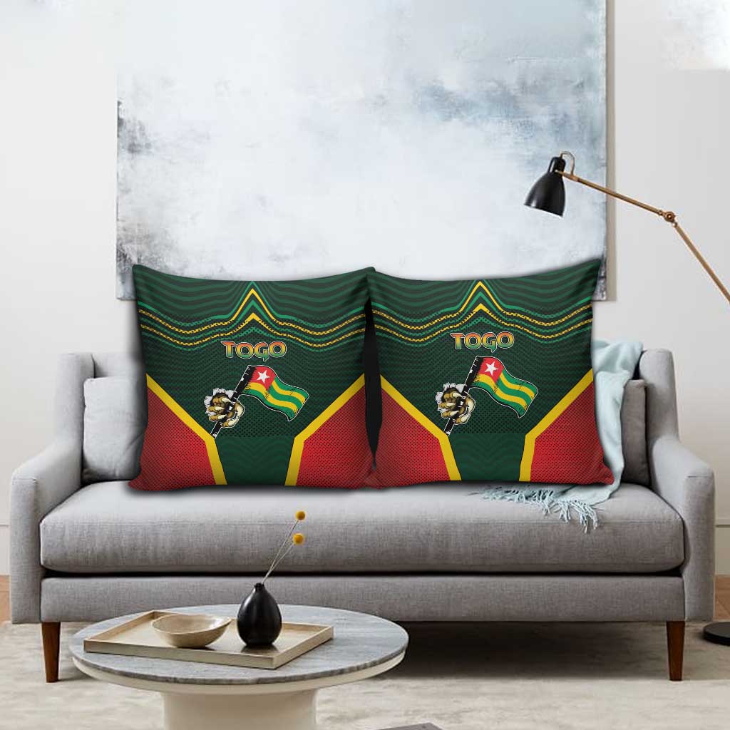 Togo Pillow Cover Lion Claw Flag Sport Style - Wonder Print Shop