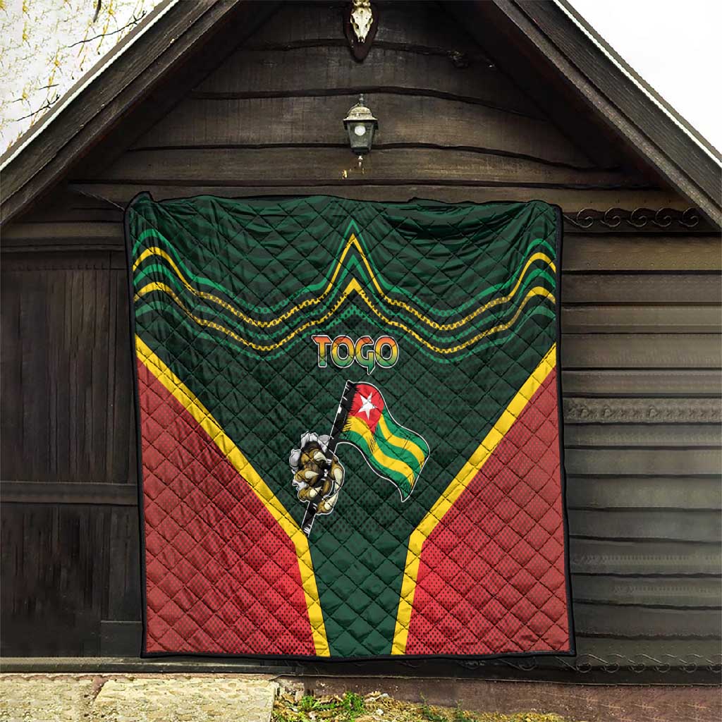 Togo Quilt Lion Claw Flag Sport Style - Wonder Print Shop