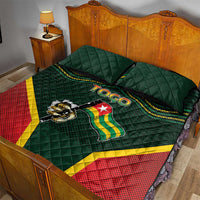 Togo Quilt Bed Set Lion Claw Flag Sport Style - Wonder Print Shop