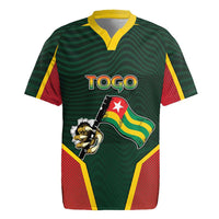 Personalized Togo Rugby Jersey Lion Claw Flag Sport Style - Wonder Print Shop