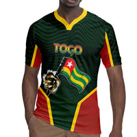 Personalized Togo Rugby Jersey Lion Claw Flag Sport Style - Wonder Print Shop