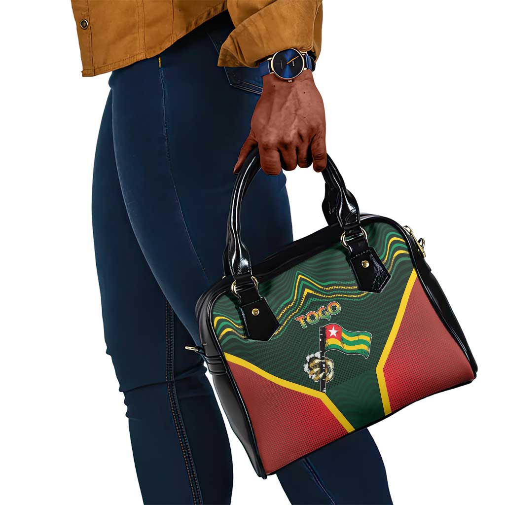 Togo Shoulder Handbag Lion Claw Flag Sport Style - Wonder Print Shop